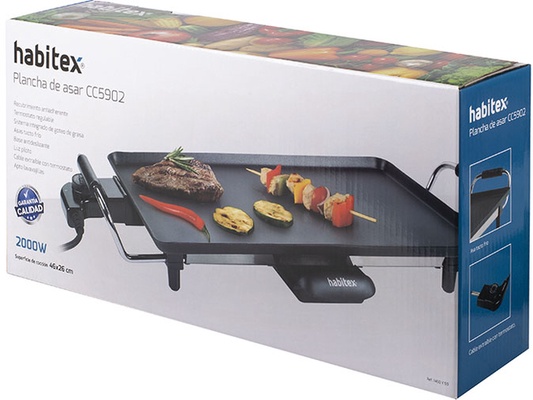 Plancha Asar Cc5902 2000w Habitex